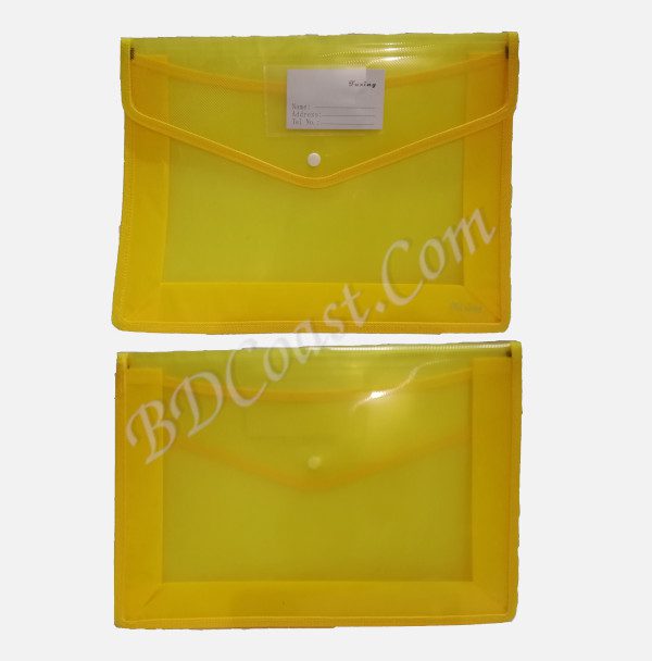 Stationery Duel Compartment Plastic File Holder